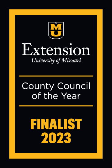 MU Extension County Council of the Year Finalist Banner