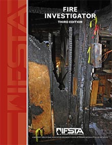 Cover of Fire Investigator, 3rd Edition Manual.