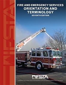 Cover of Fire and Emergency Services Orientation and Terminology, 7th Edition Manual.