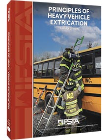 Cover of Principles of Heavy Vehicle Extrication, 1st Edition Manual.