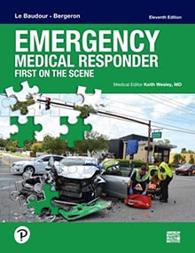 Cover of Emergency Medical Responder: First on Scene, 11th Edition Manual.